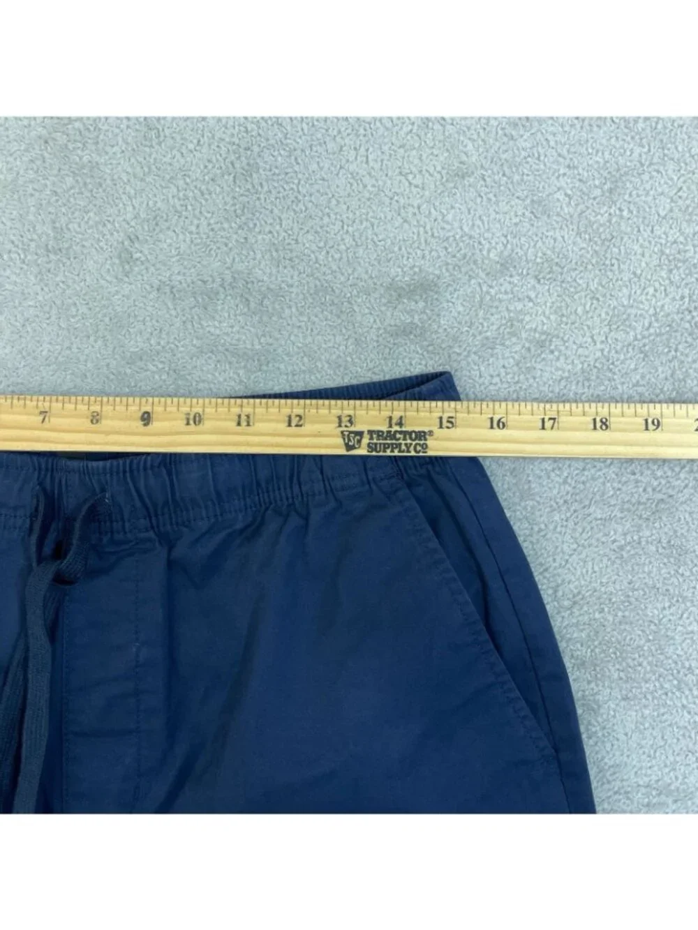 NWT Banana Republic Men's M Pull-On Chino Shorts Blue Elastic Waist